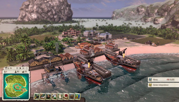 Tropico 5, secondo gli sviluppatori, è stato perfettamente adattato al pad della PS4.