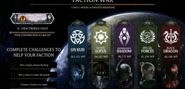 faction wars mortal kombat X